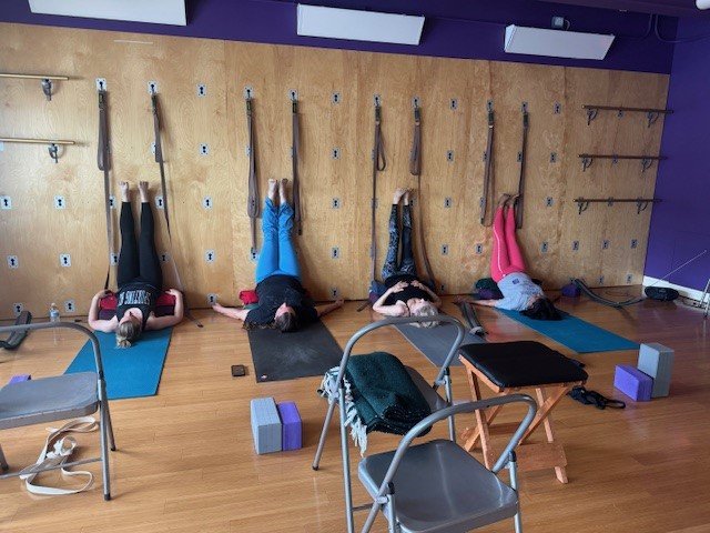 wall yoga